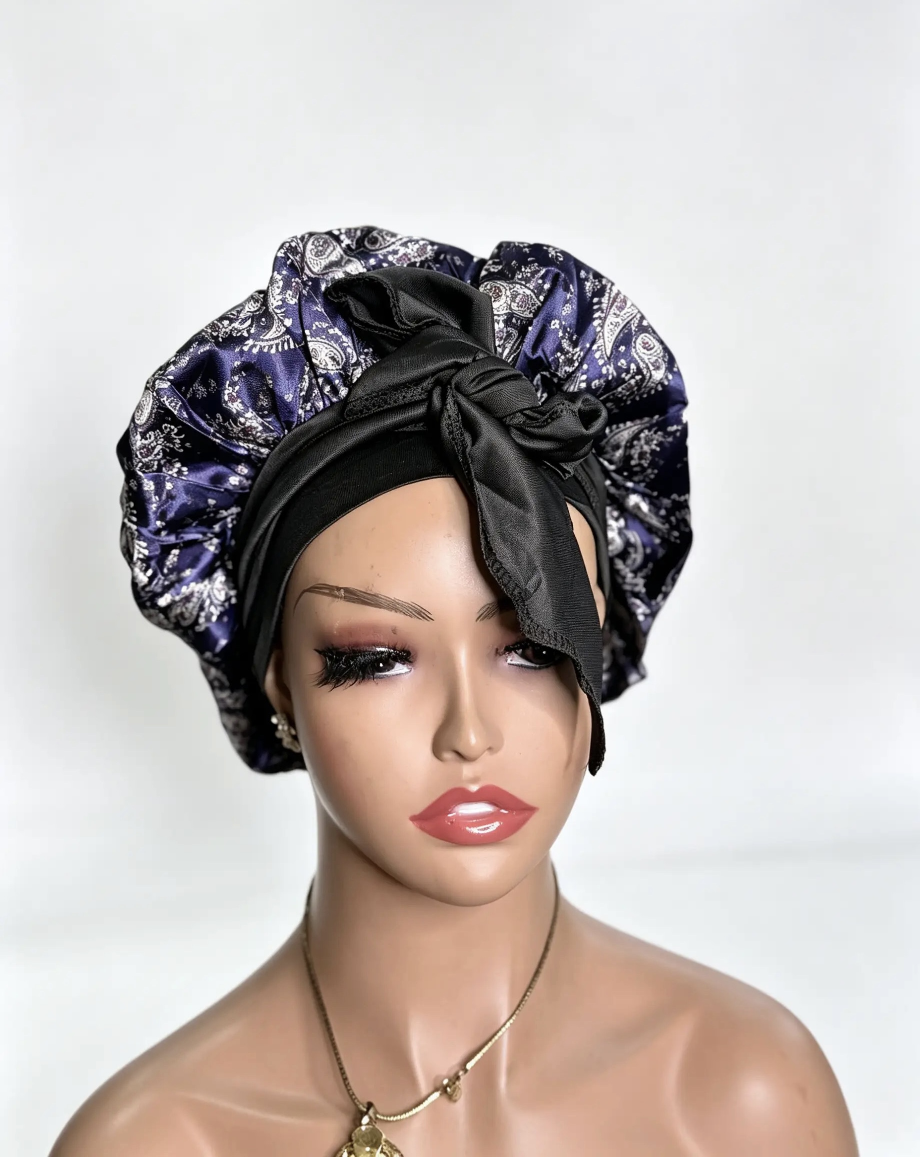 Satin Hair Bonnet detail view 6