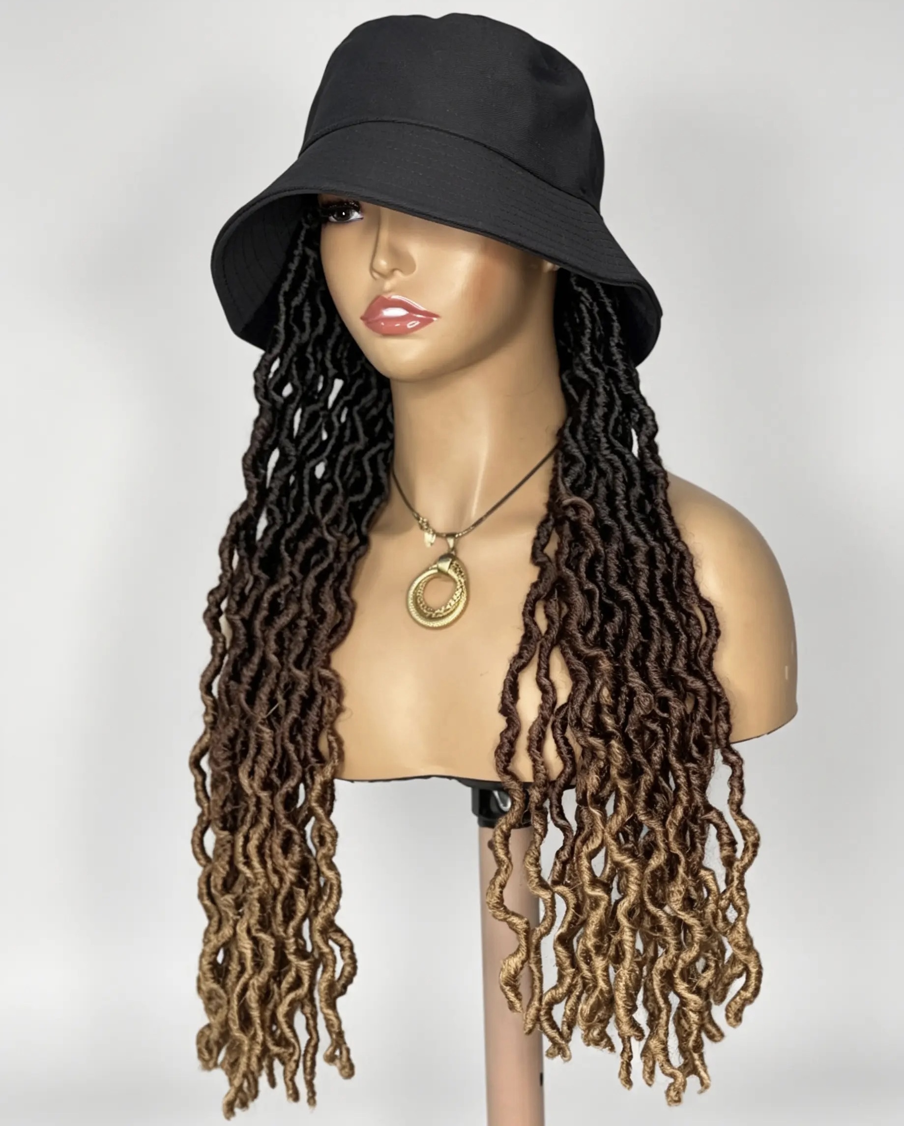 Locs braided cap