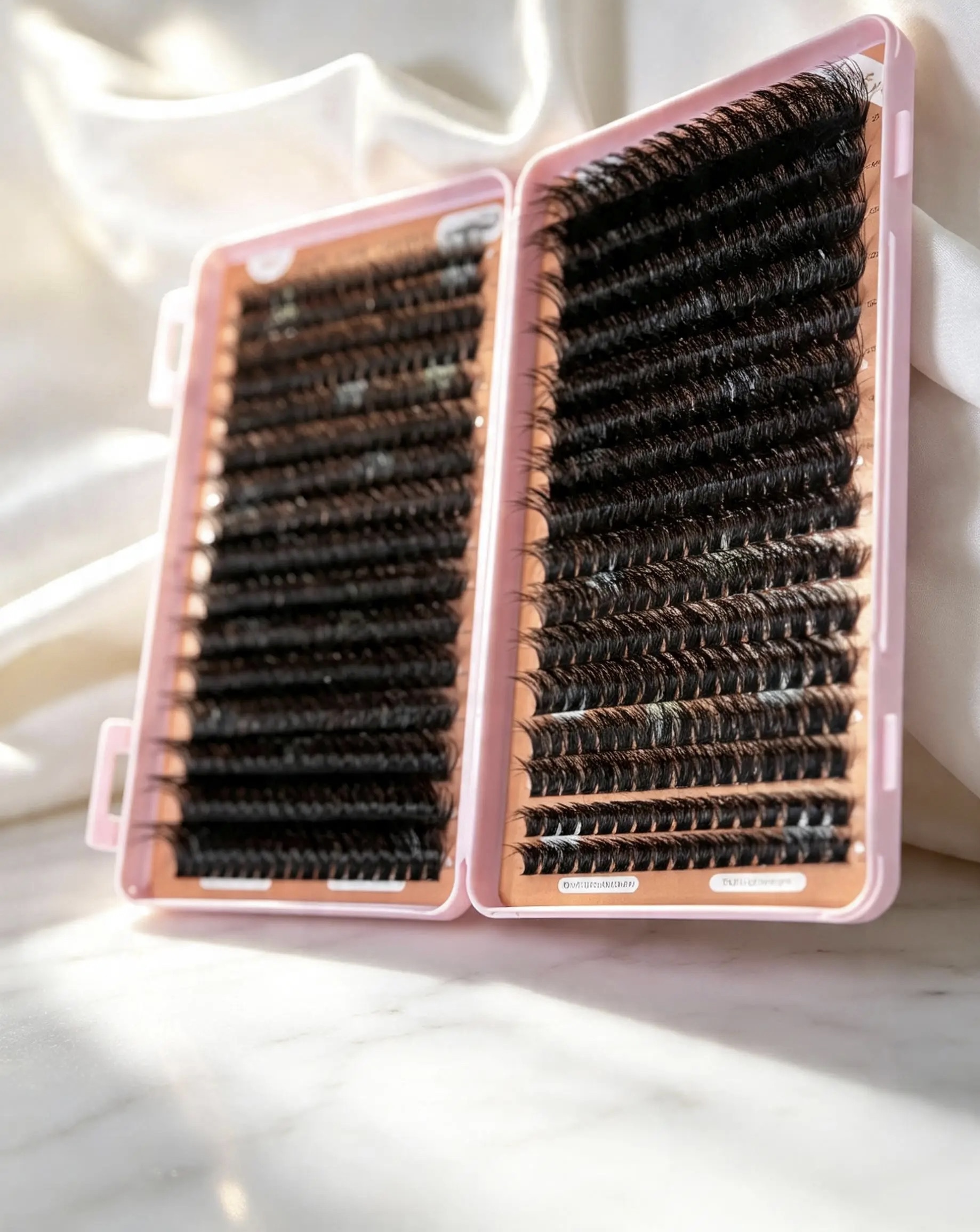 Fluffy lash booklet