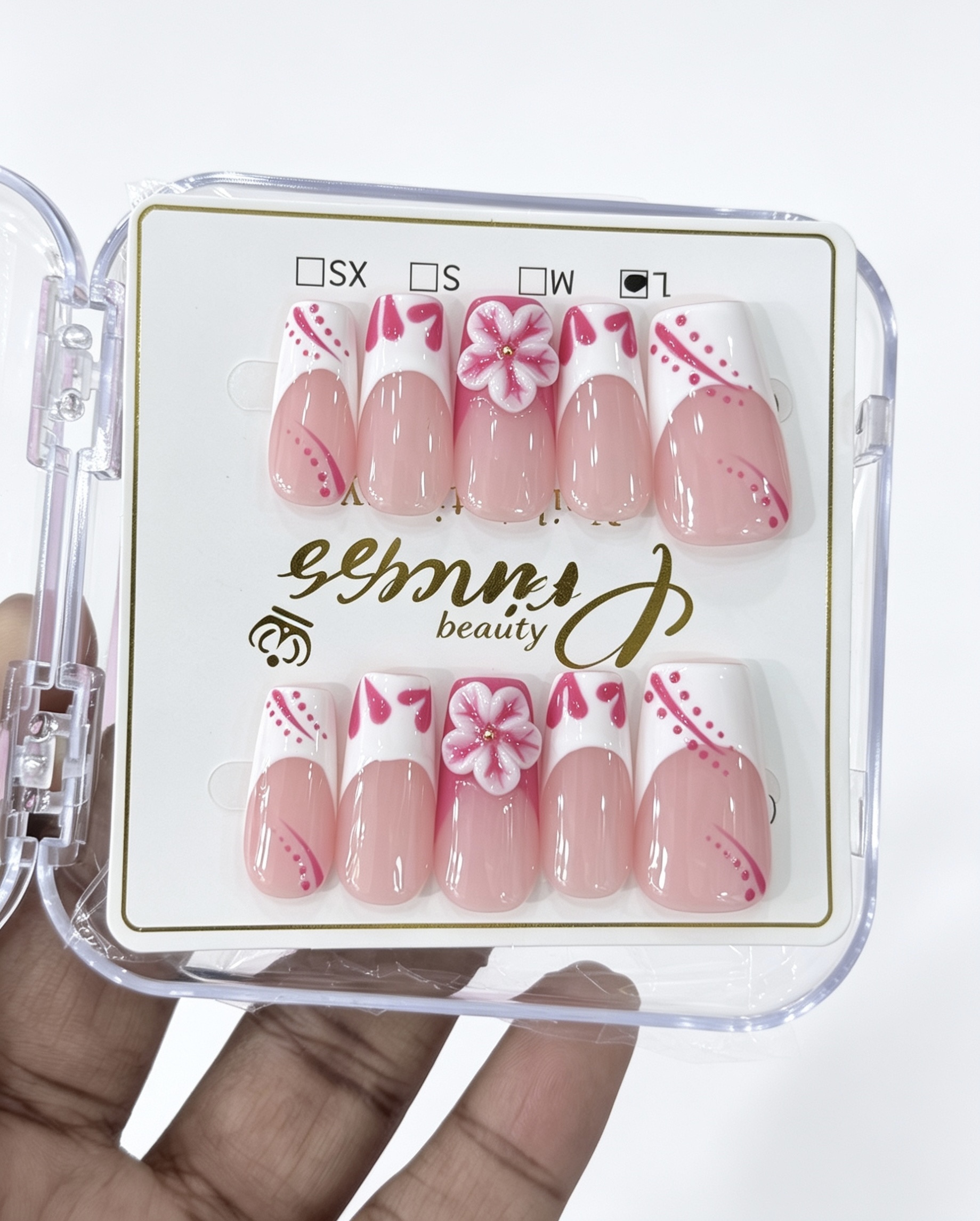 Stick on nails - meduim detail view 7