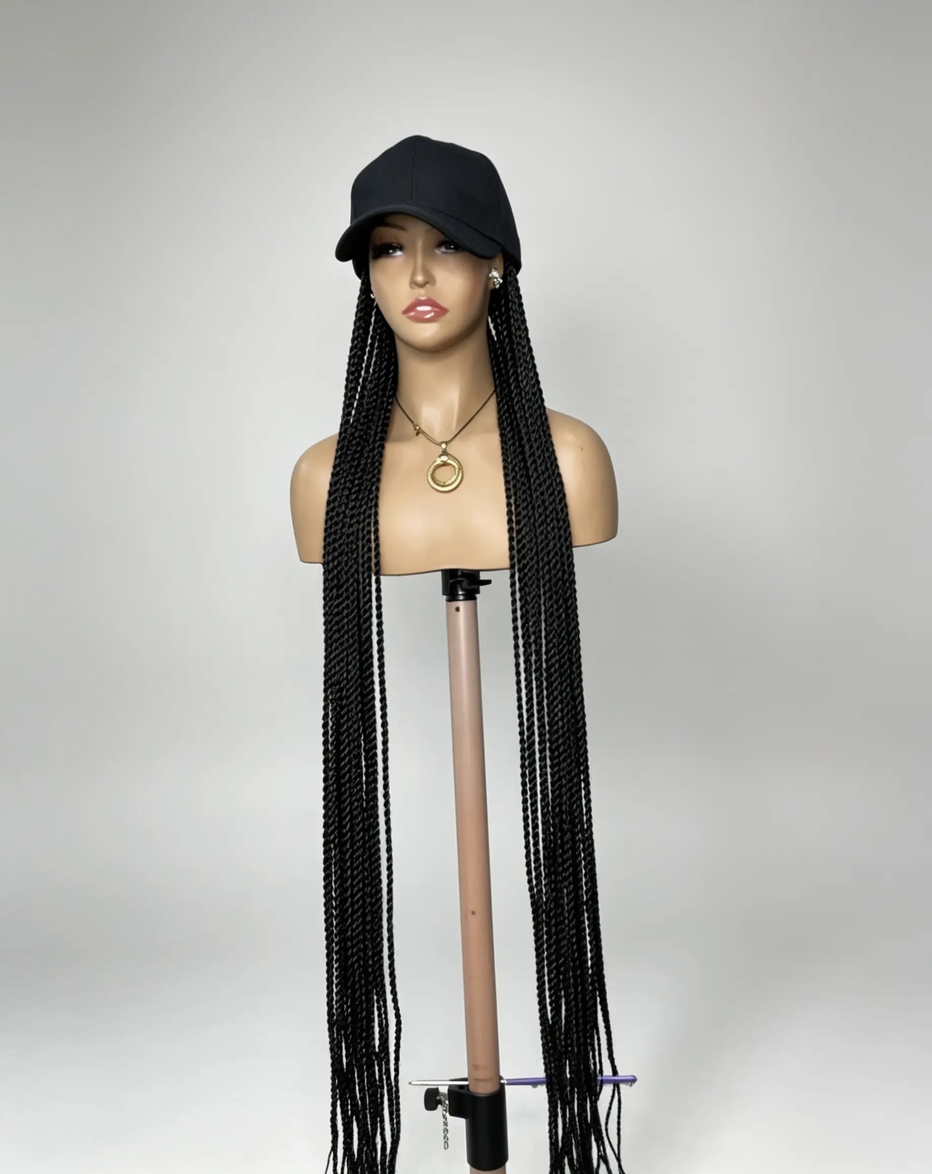 Twist braided cap